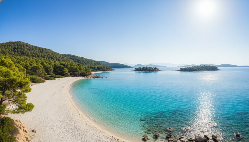 Vourvourou plaže Sitonija Vourvourou plaže Sitonija